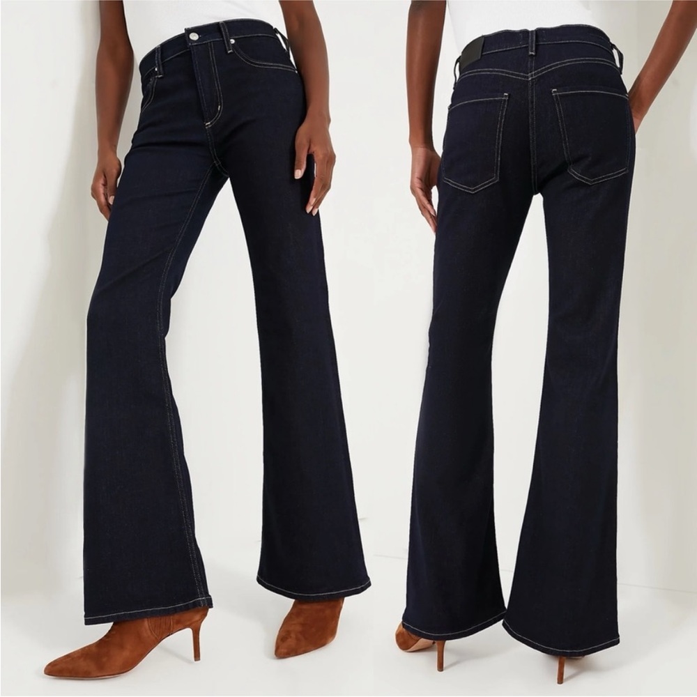 CITIZENS Of Humanity Isola High Rise Flare Dark Wash Denim Blue Jeans - 29